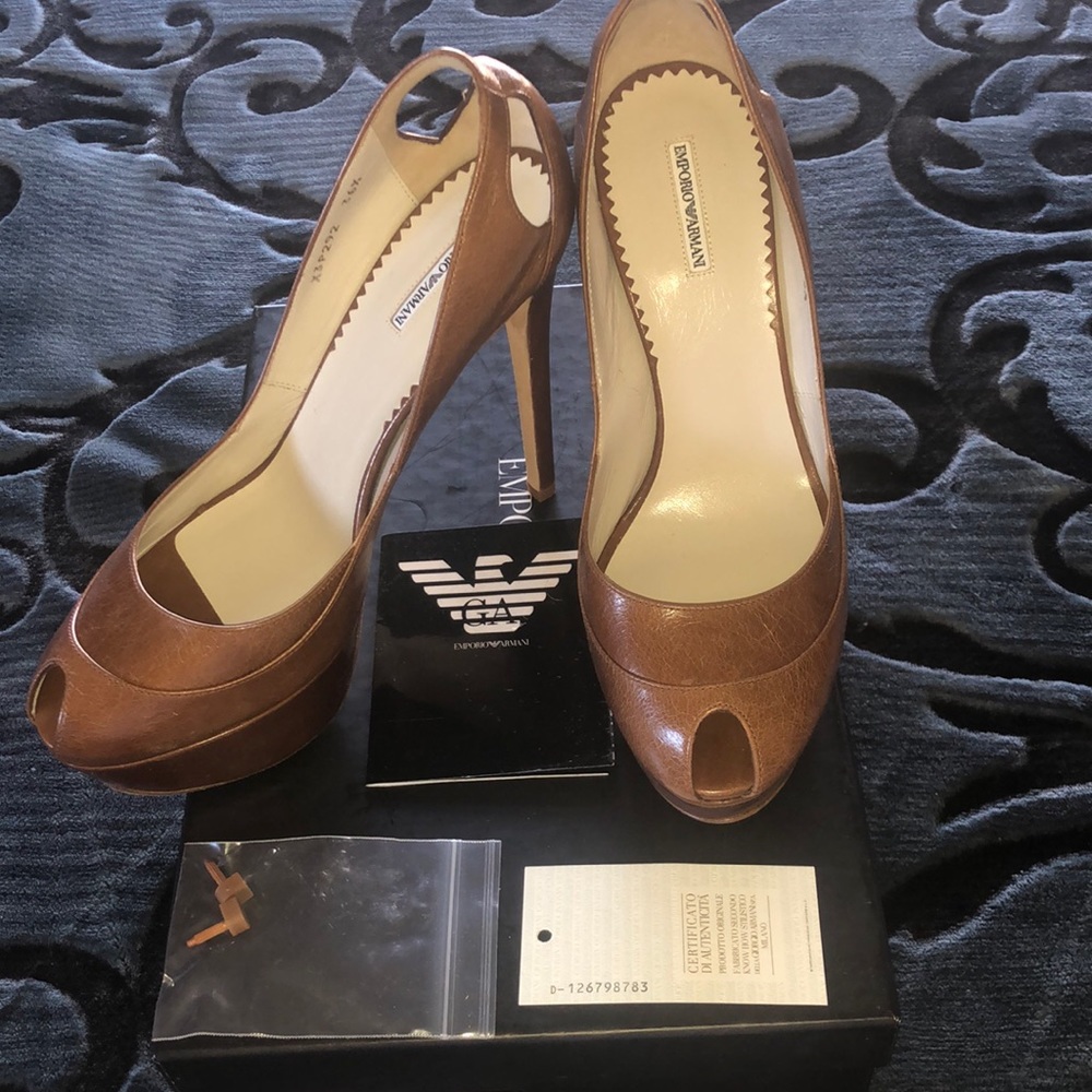 Emporio Armani platform shoe sz 36 1/2